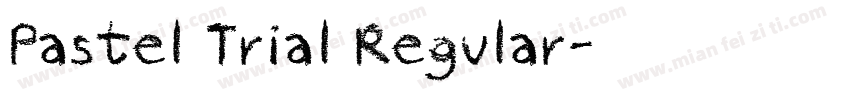 Pastel Trial Regular字体转换
